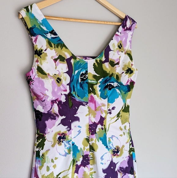 🇨🇦 NWT Gilmour Floral Cotton Dress Made In Canada - Picture 6 of 10